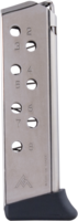 Product image for WALTHER PP - .32 ACP - 8 Rounds - Nickel - Finger Rest Floorplate