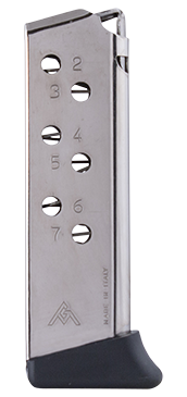 Product image for WALTHER PPK - .32 ACP - 7 Rounds - Nickel - Finger Rest Floorplate